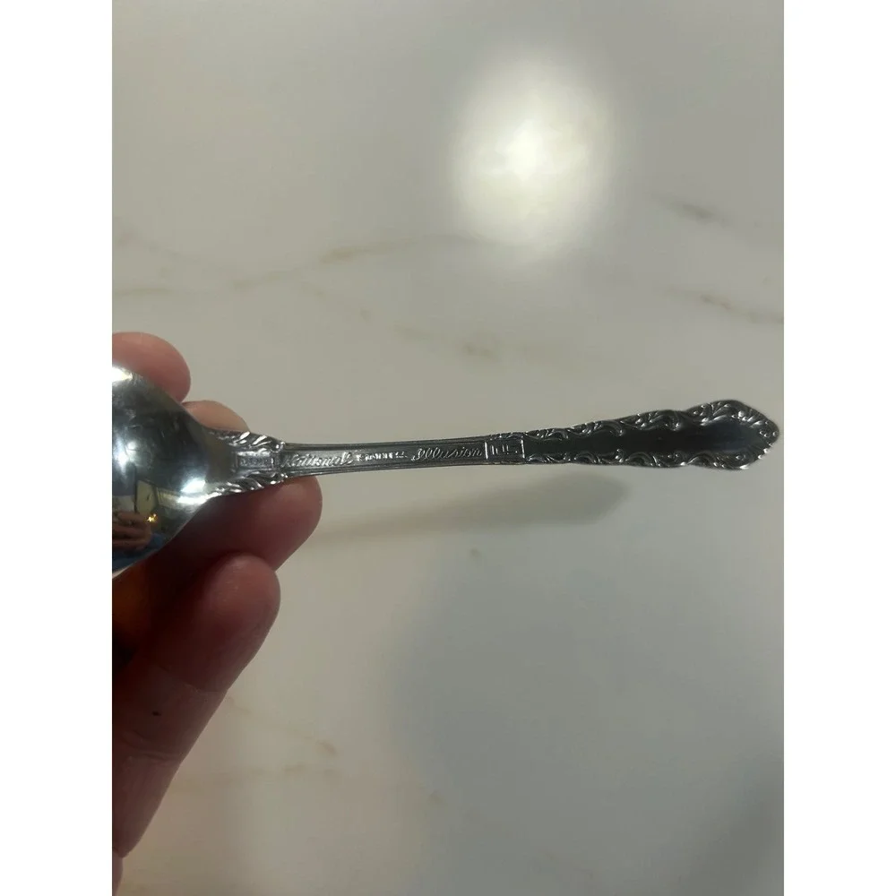 National Stainless Illusion Teaspoons Set of 2 Glossy Silverware Japan